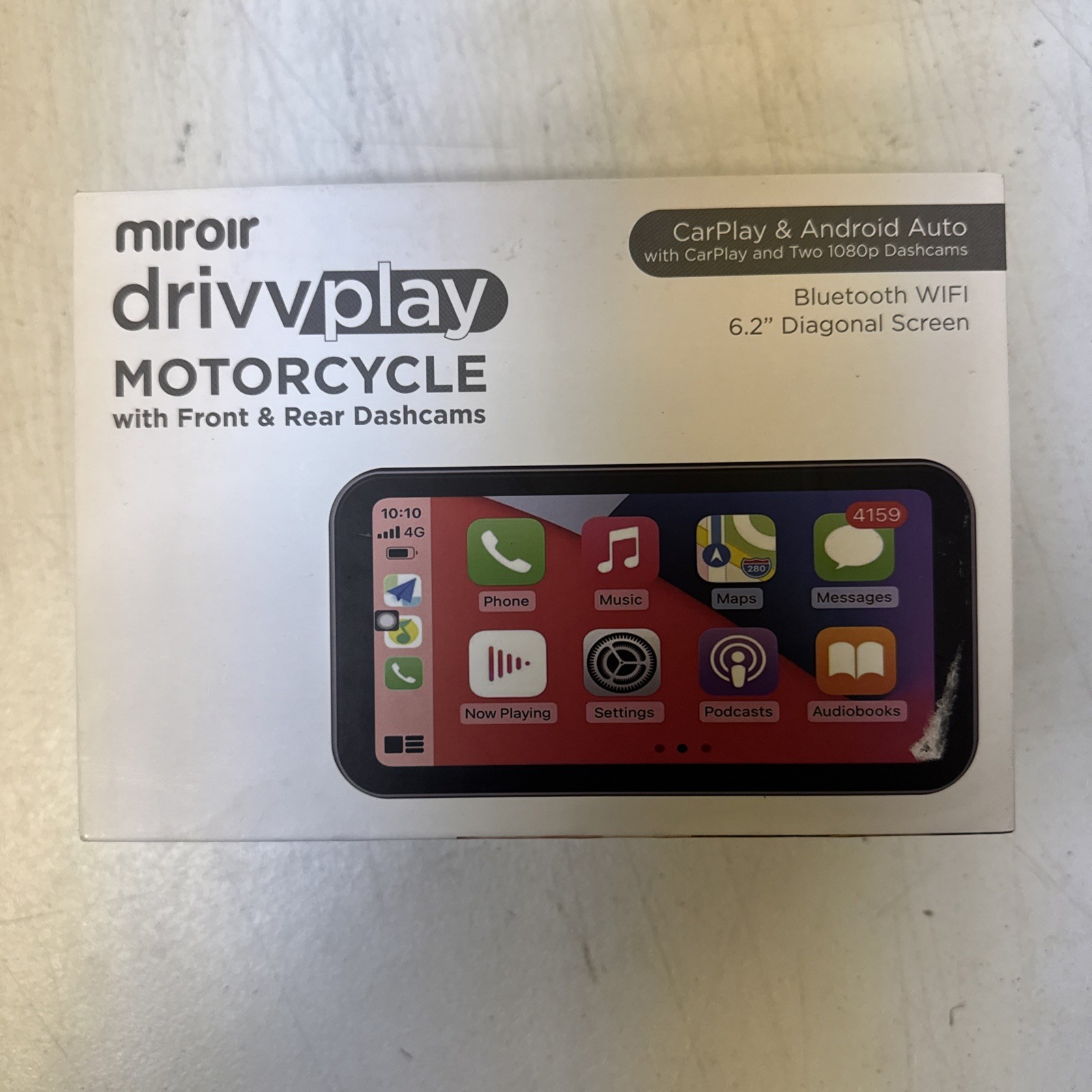 Miroir Drivvplay 7″ CarPlay Android Auto Bluetooth WiFi Screen – Fast Ship