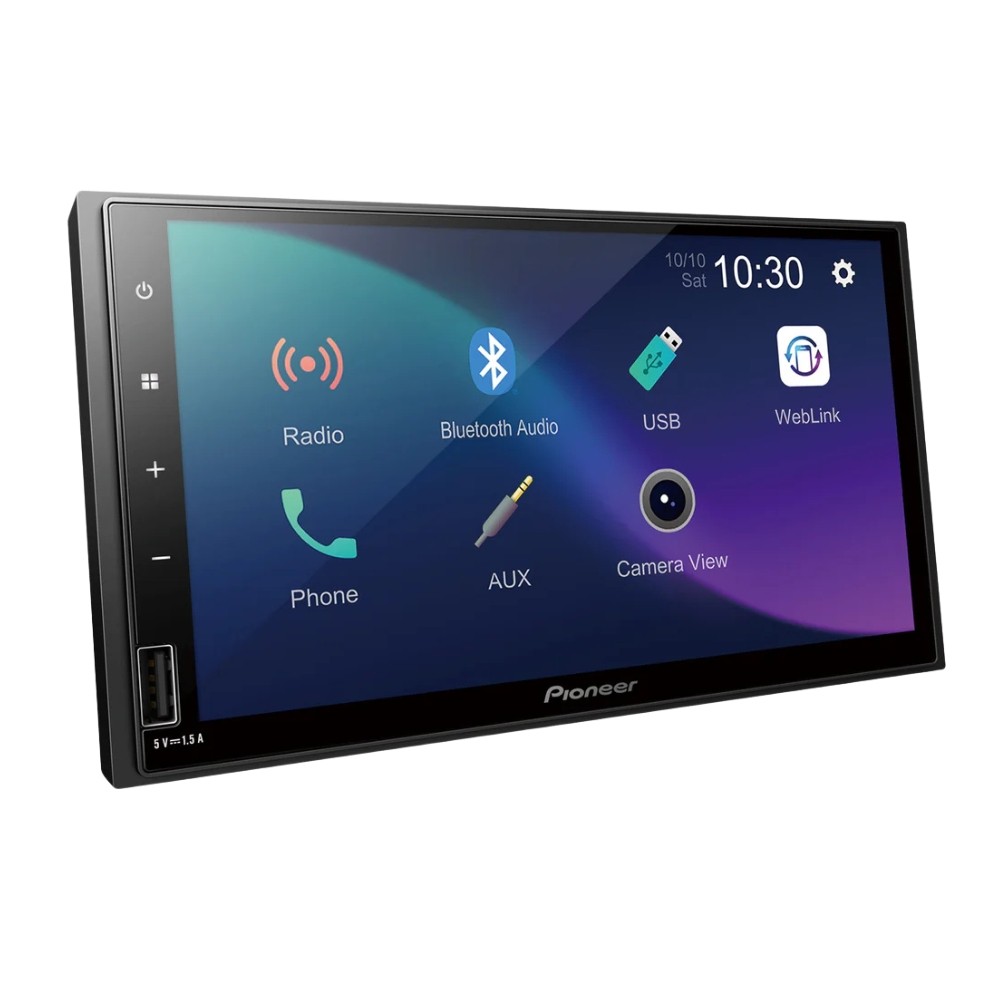 Pioneer DMH-470EX 7″ Double-DIN Digital Media Receiver with Built-in Bluetooth