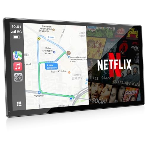 9” Carplay Screen with Netflix YouTube and 1080P Backup Camera Upgraded