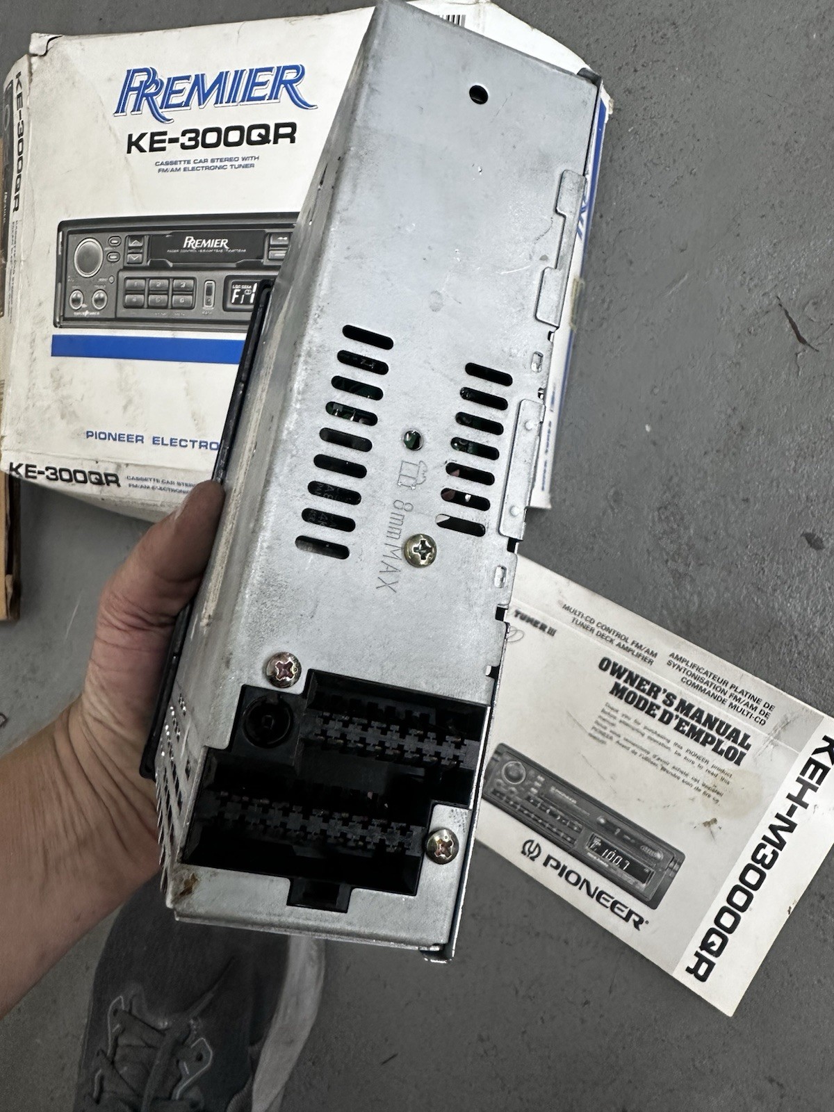 Pioneer Premier KE-300QR Car Stereo For Parts Not Tested