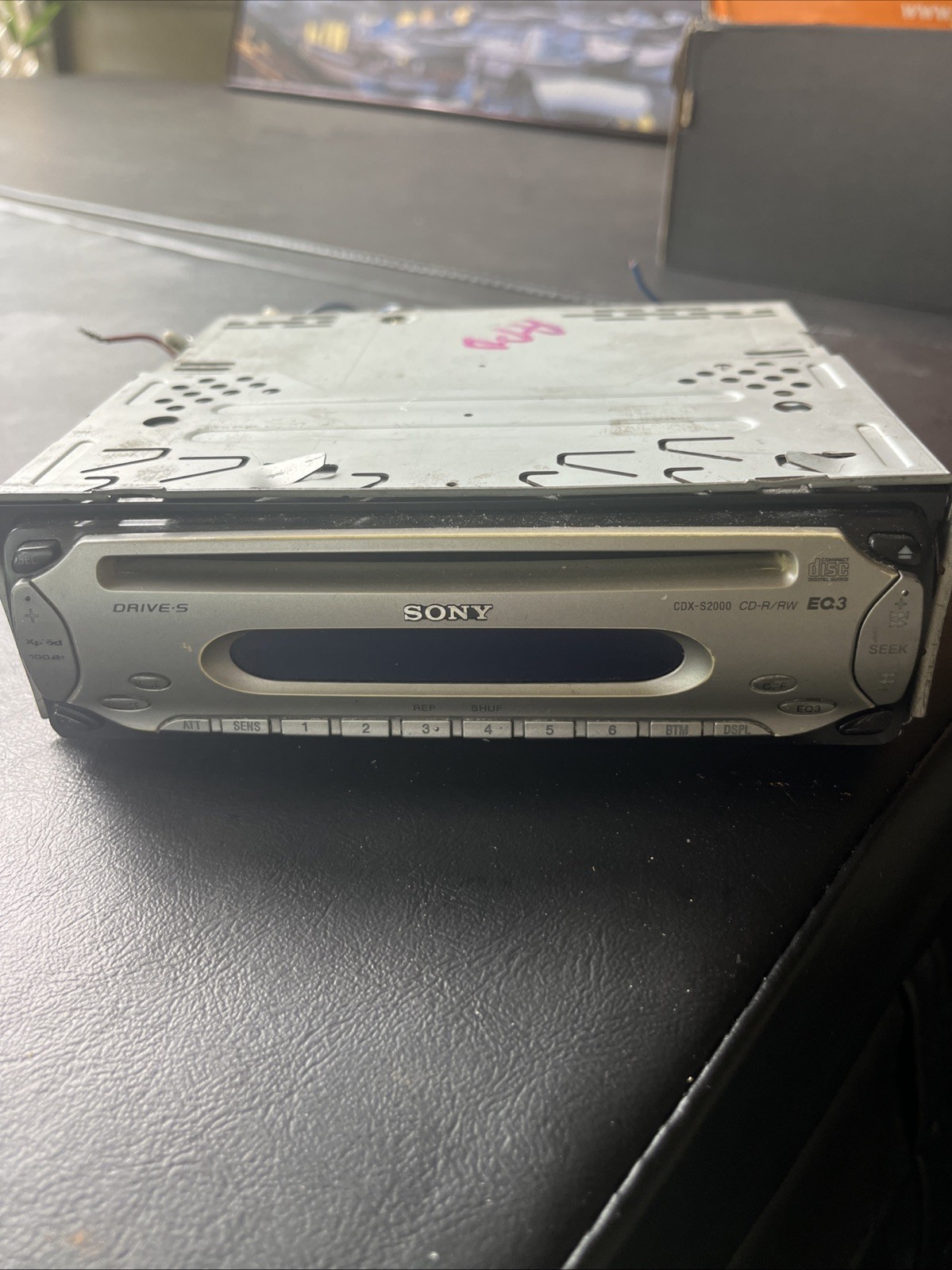 Sony CDX-S2000 Car Stereo with A CD Player Tested and Working