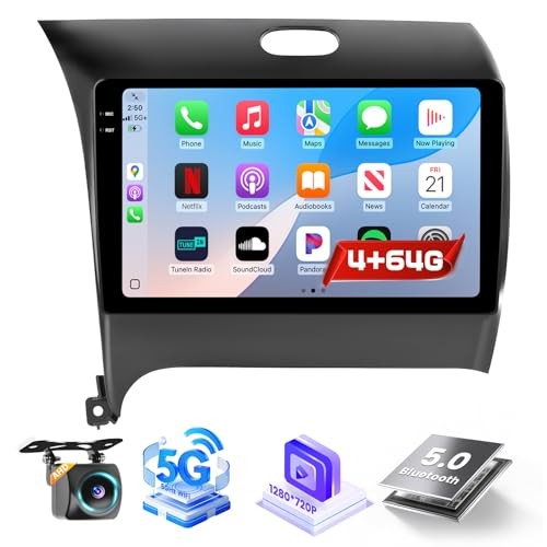 Android 15 Radio for KIA Forte Cerato K3 2013-2018, 9″ Touchscreen for 4+64G