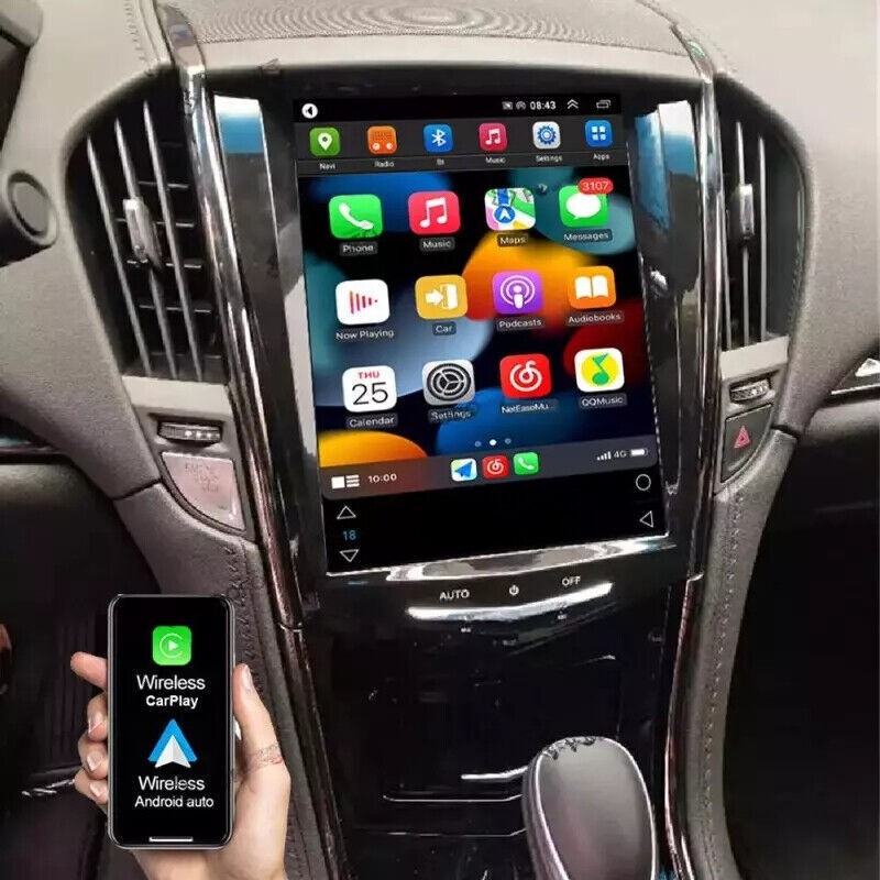 9.7″ Android Car Radio Tesla Screen Navi 2+32GB For Cadillac ATS SRX XTS CTS