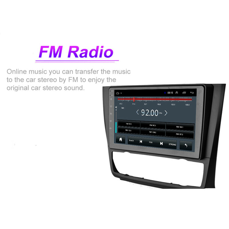 9”Car Radio Multimedia Player Android Navigation GPS WIFI For BMW 1-Series 04-11