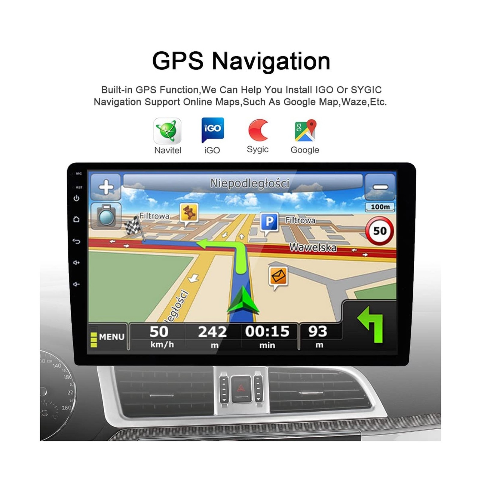 for Toyota Yaris Radio 2008 2009 2010 2011Wireless Carplay Android Auto with …
