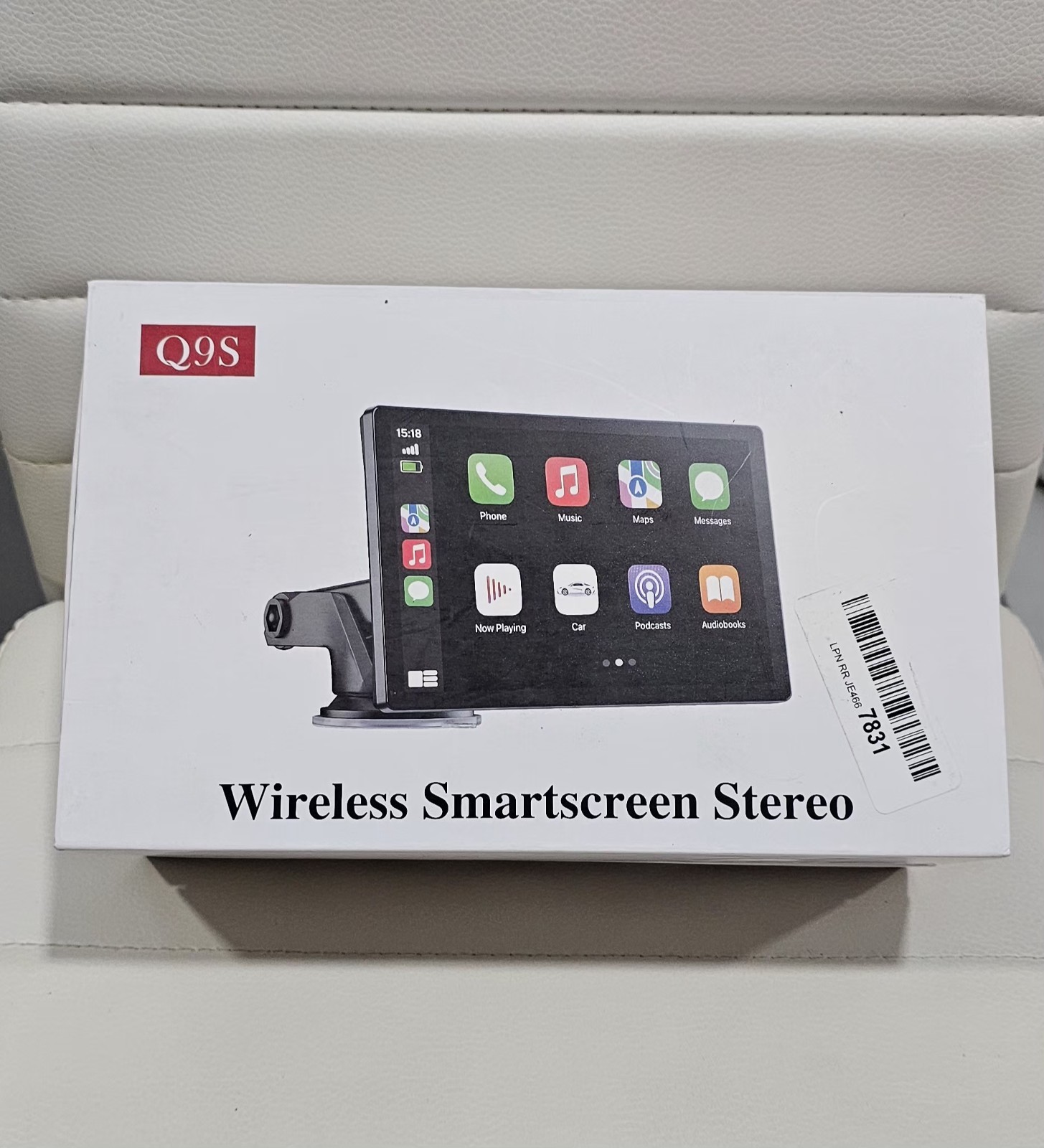 Q9S Wireless Smartscreen Stereo – CarPlay and Android Auto Open Box(New)