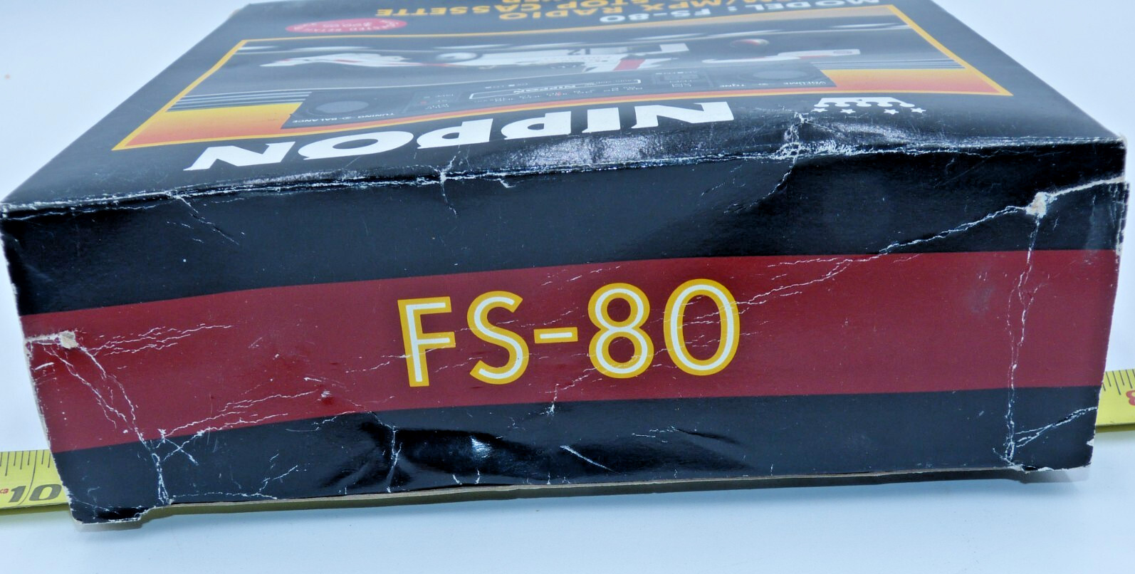 NIPPON FS-80 CAR CASSETTE STEREO TAPE PLAYER WITH AM/FM -MPX RADIO new/old stock