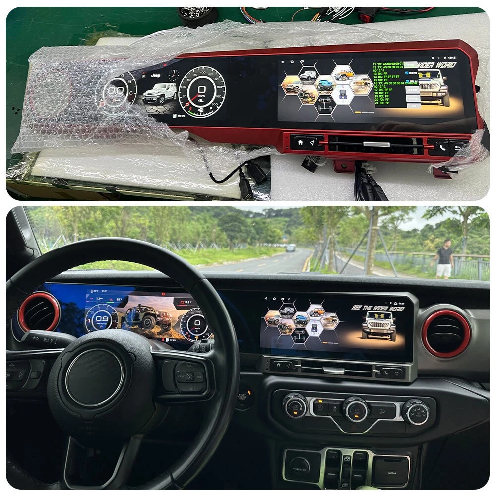 27″ Car Radio For Jeep Wrangler Jl Gladiator 2018-2022 Gps Navigation Stereo