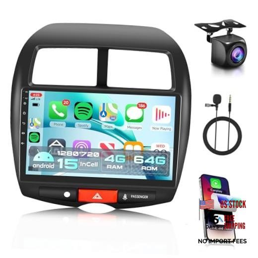 4Core 4G+64G Android 15 Car Radio for Mitsubishi 4Core 4G+64G Wireless Carplay