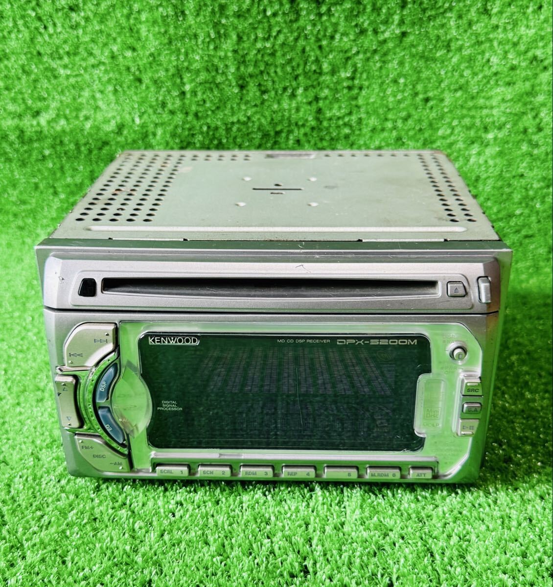 KENWOOD DPX-5200M 2-DIN Car Audio MD CD DSP Receiver Tested and Working Japan