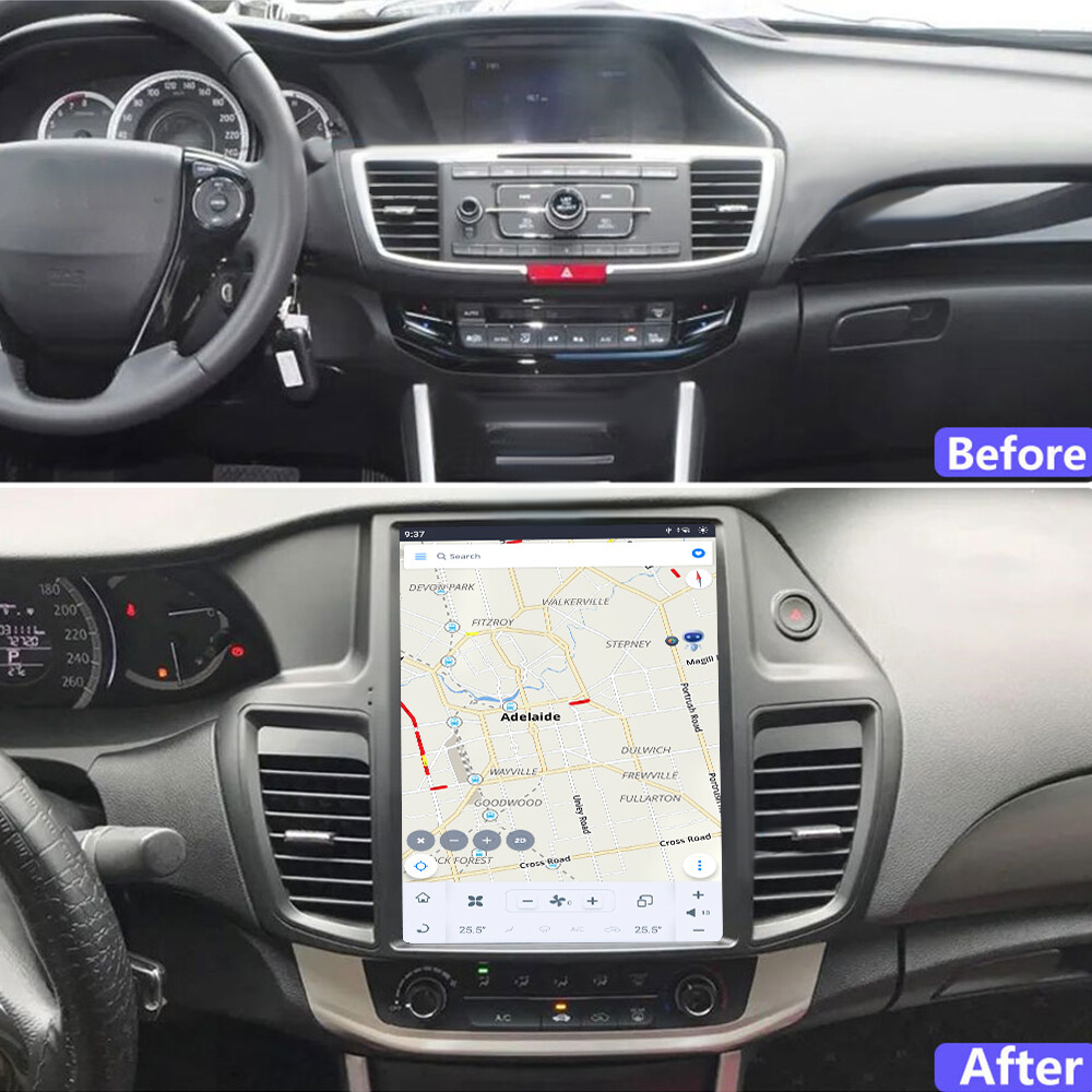 Android 12.0 Car Stereo for Honda Accord 9 2015 2016 Carplay WiFi GPS Bluetooth