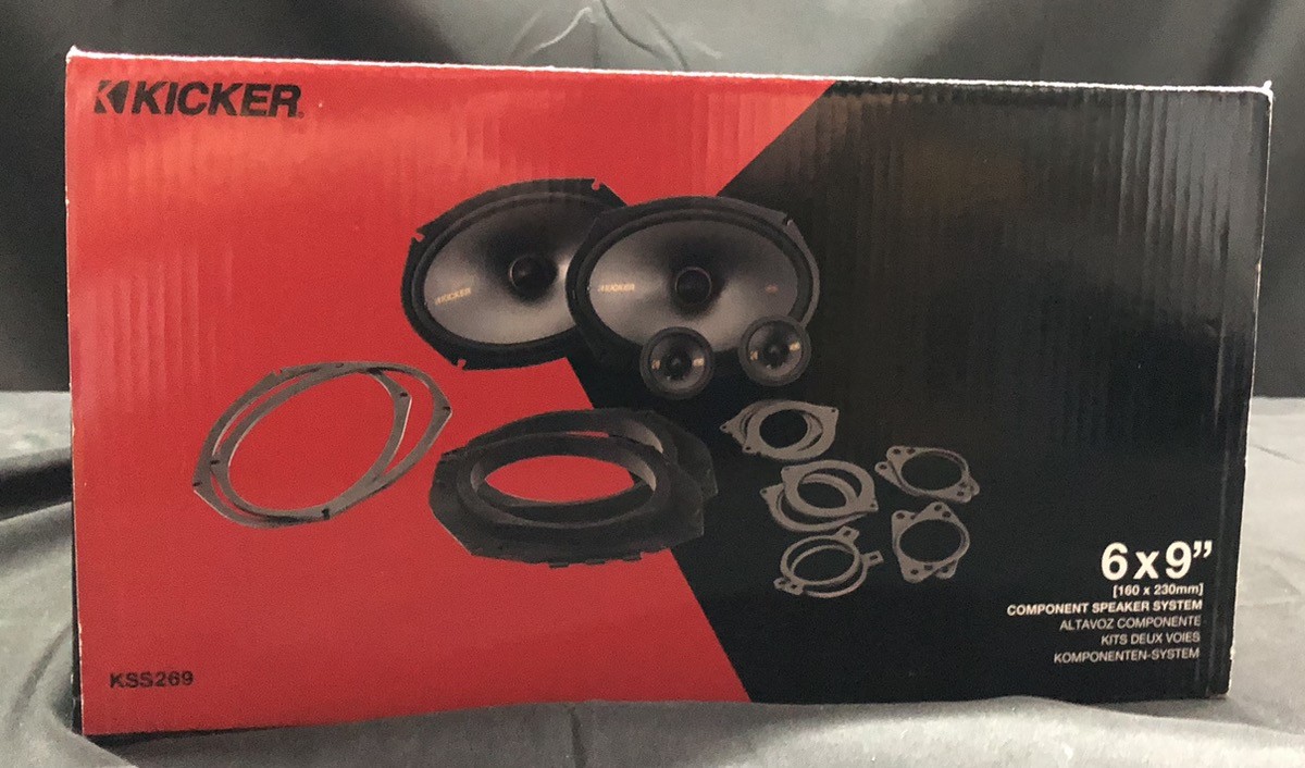 Kicker 51KSS269 6″x9″ 4Ohm 2-Way Component System 200W Peak 100W RMS (CLN071741)