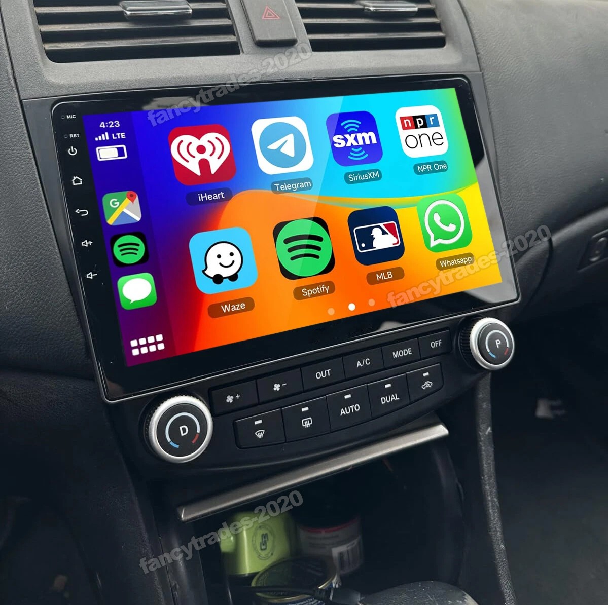 For Honda Accord 2003-2007 Apple CarPlay Android 15 Car Stereo Radio GPS FM RDS