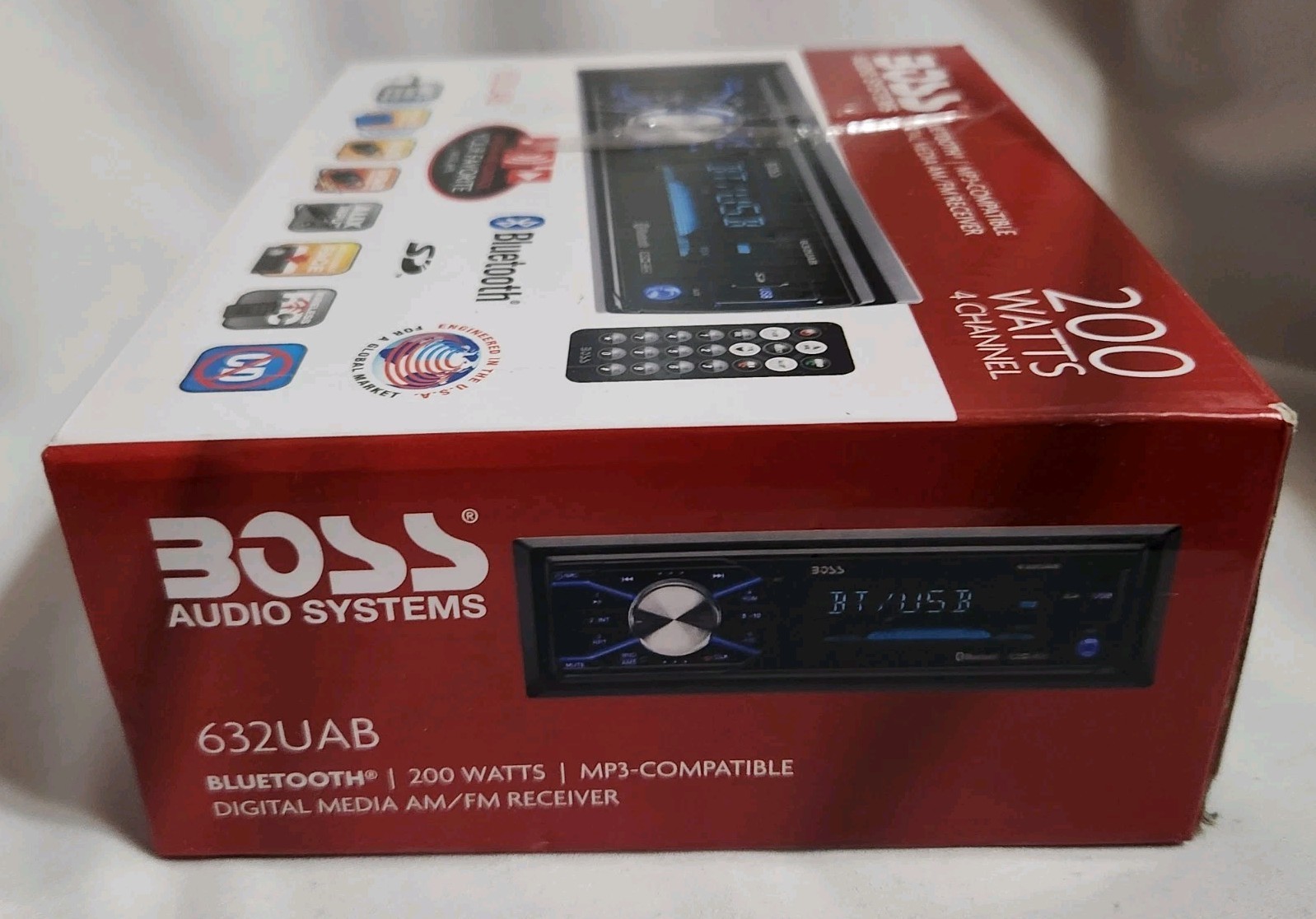 Boss Audio Systems 632UAB Bluetooth Car Stereo with USB, AM/FM Radio, and AUX-In