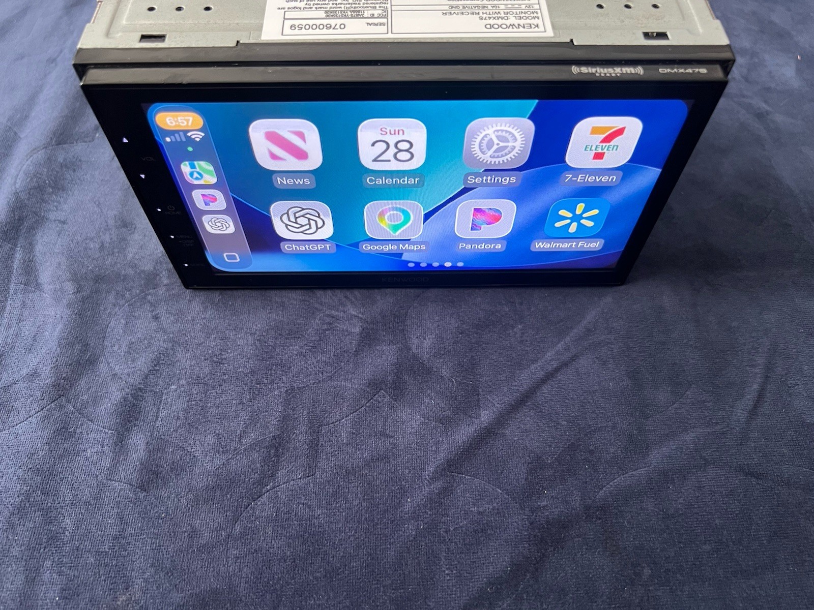 ⭐️Pre-Owned,TESTED⭐️ Kenwood APPLE CARPLAY|BT|USB|AM/FM-(DMX47S