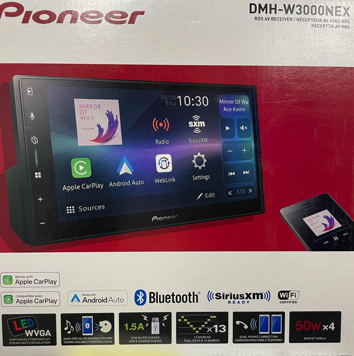Pioneer DMH-W3000NEX 6.8″ Digital Receiver