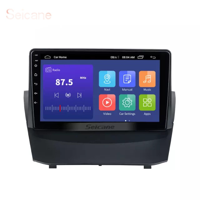 10 1″ android radio stereo For Ford fiesta 2009-2014 gps carplay auto wifi