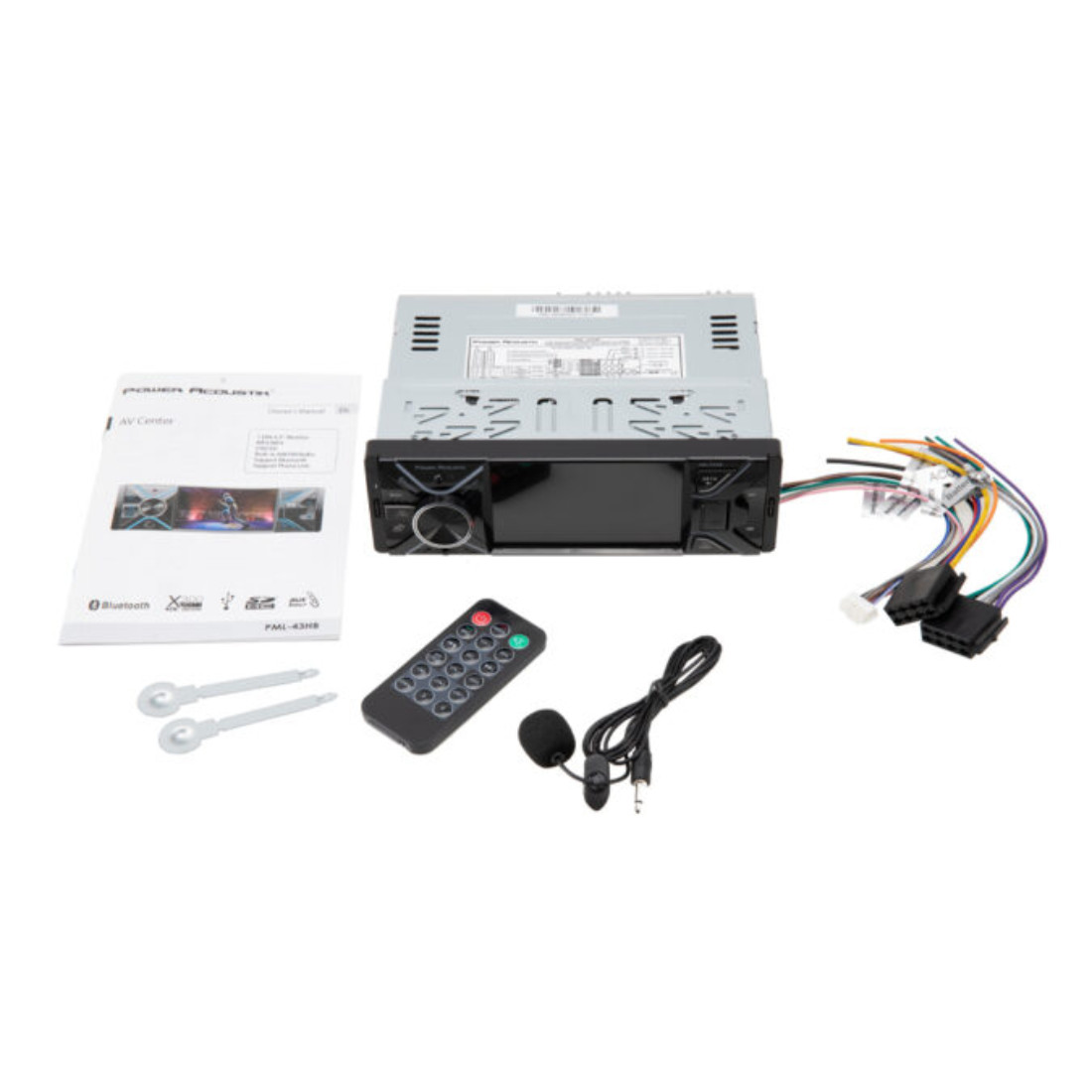 Power Acoustik PML-43HB Bluetooth Digital 1080P Multimedia Receiver w/ 4.3″ LCD