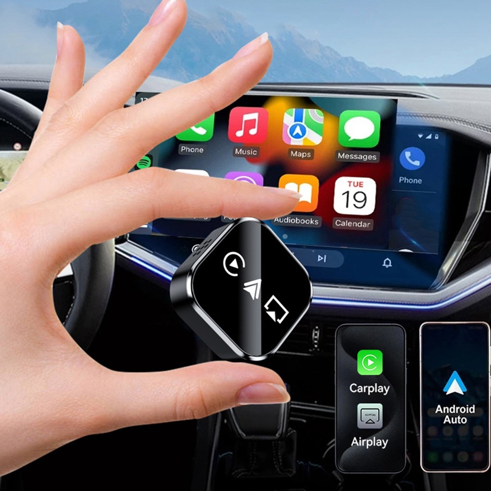 3in1 Carplay Adapter AirPlay Carplay Android Auto USB Dongle Plug and Play9700