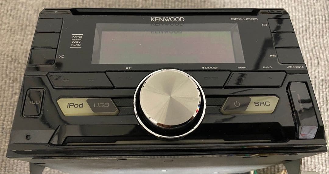 KENWOOD DPX-U530 CD RECEIVER FM AM MP3 WMA WAV 2DIN Black MAX.50W x4 DC14.4V