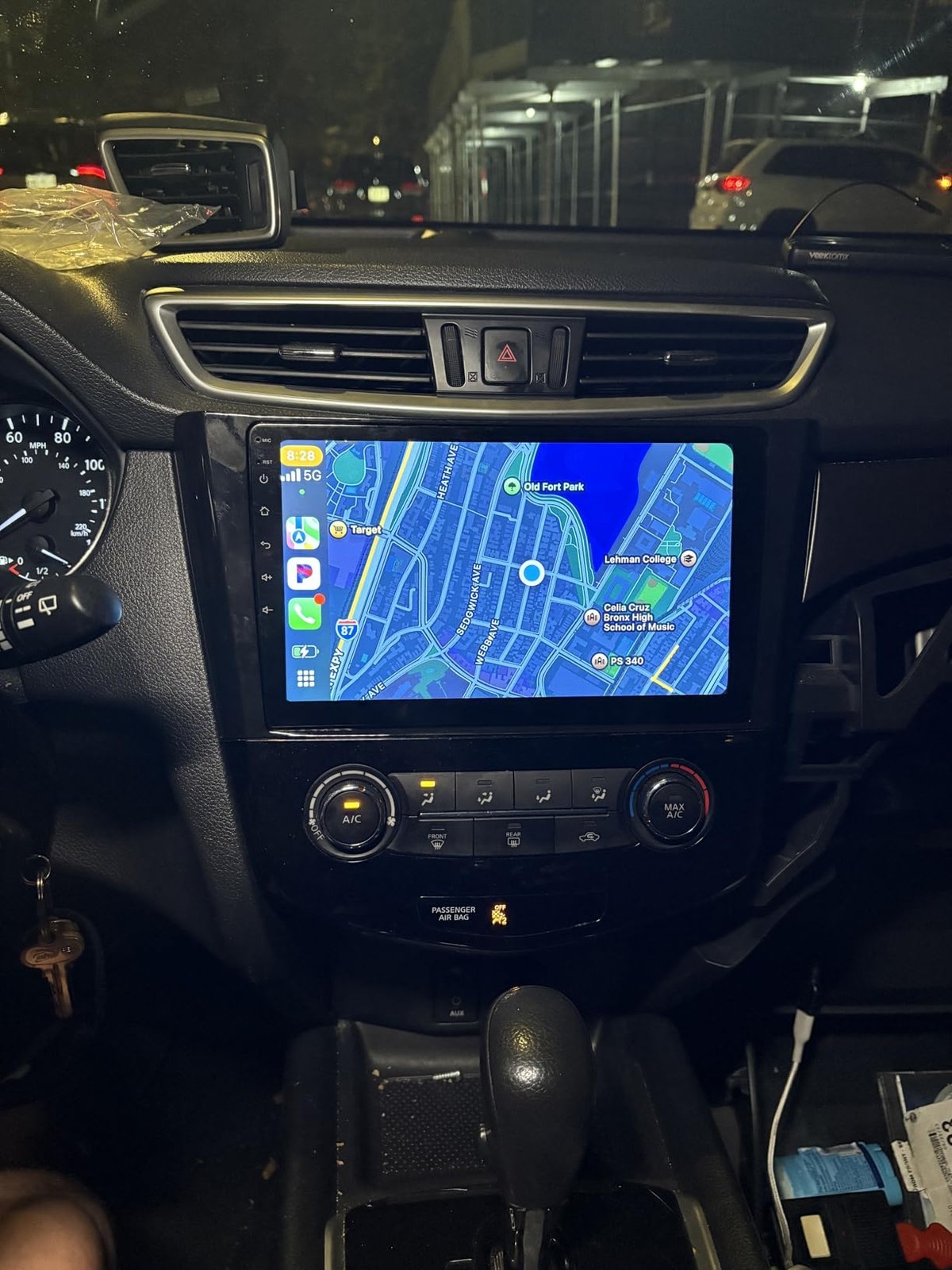 For 2014-2017 Nissan X-Trail Radio Carplay Backup Cam Head Unit Bluetooth