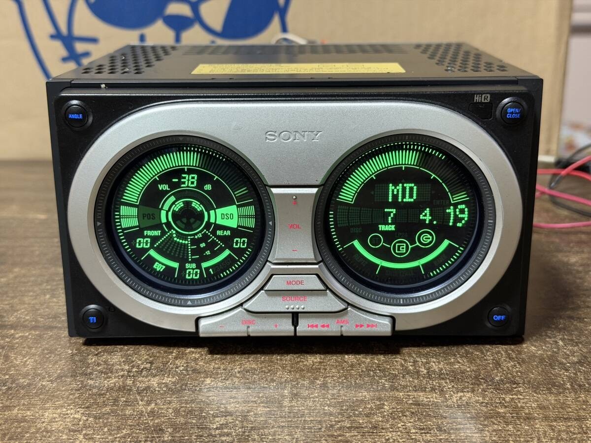 Sony WX-7700MDX 1DIN CD MD Player RGB DSP 52W x4 Car Stereo w/Remote From Japan