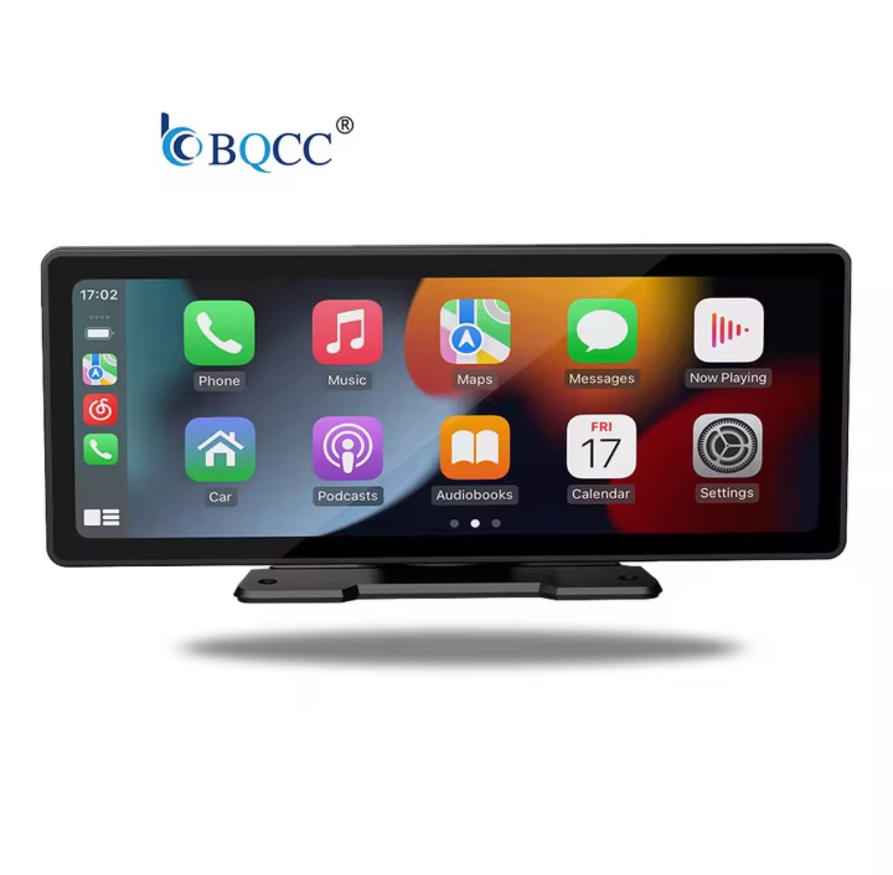 BQCC 10.26” Apple CarPlay Android Radio – FM, USB/AUX, Reverse Cam, IPS Display.