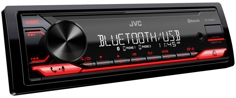 JVC KD-X280BT Bluetooth Car Stereo w/USB AM/FM MP3 High Contrast LCD