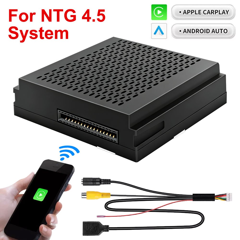 Wireless Carplay Android Auto GPS Navi Dock For Benz A B C CLA GLA NTG4.5Becker