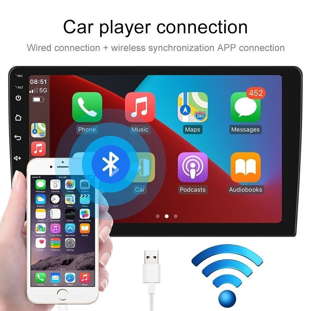 For Audi A4 2002-2008 1280*800 CarPlay Android Car Stereo Radio GPS Wifi Player