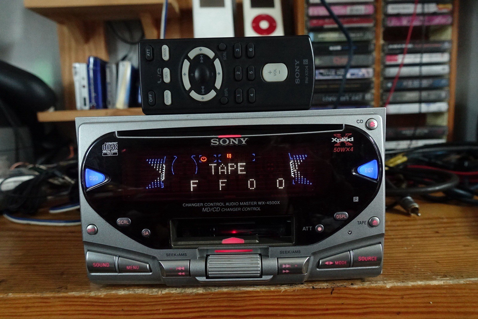 Sony xplode WX-4500x. 2 Dins Cassette/CD/FM/Bluetooth Deck.