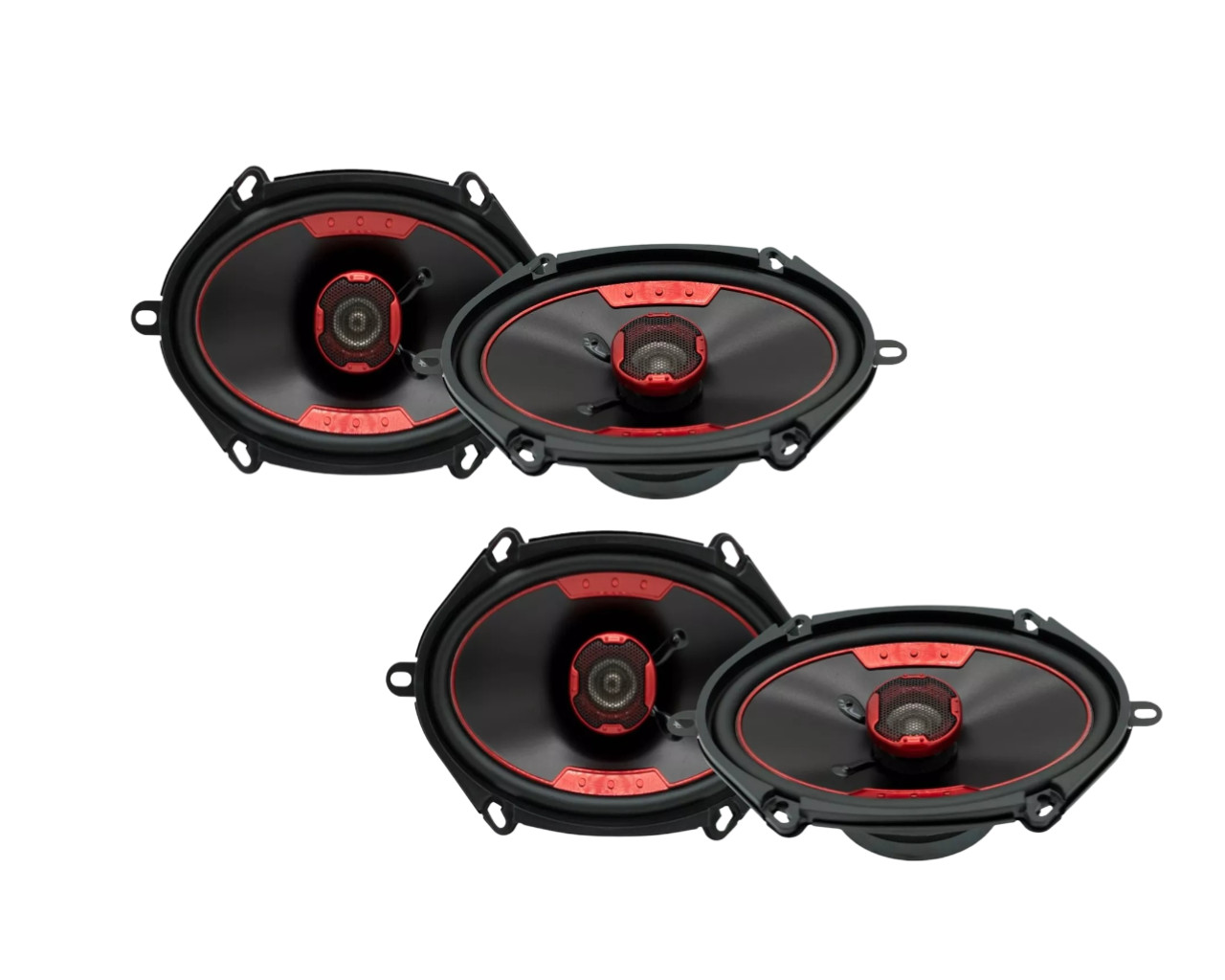 4x MB Quart 400W Peak 2 PAIR 6″x8″ Front/Rear speakers for 1999-2014 Ford F-150