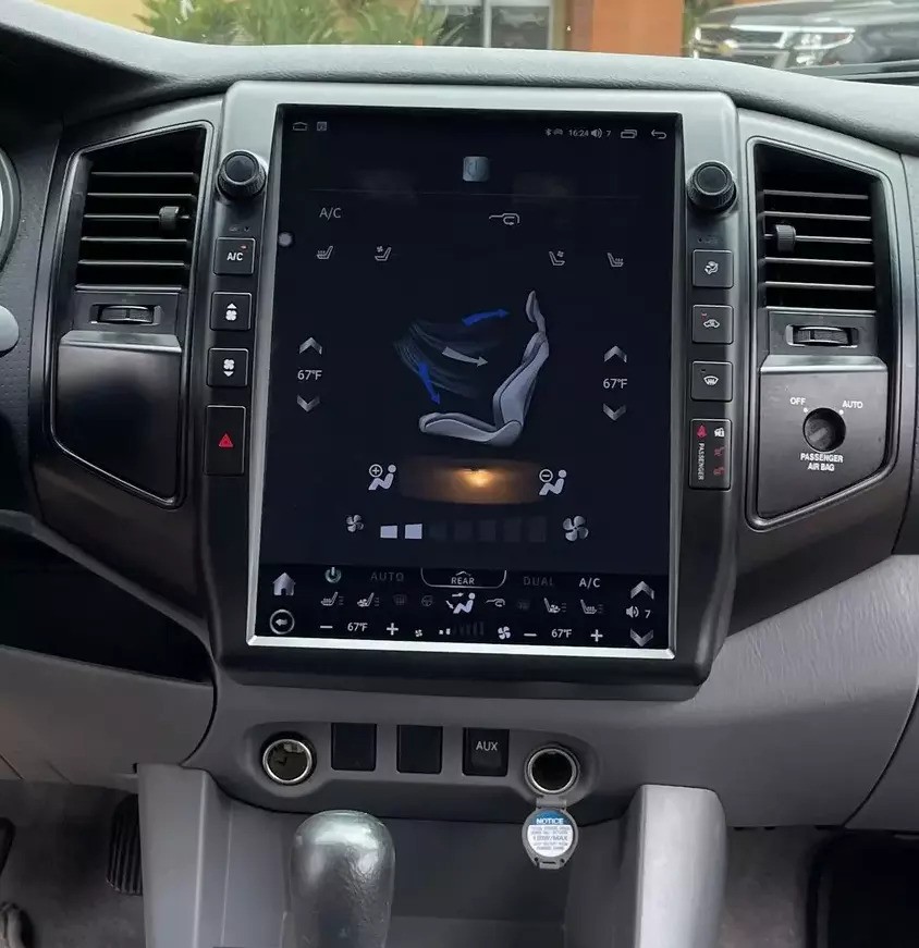 12.1″ Android Navigation Car Gps Stereo Tesla Style For Toyota Tacoma 2005~2015