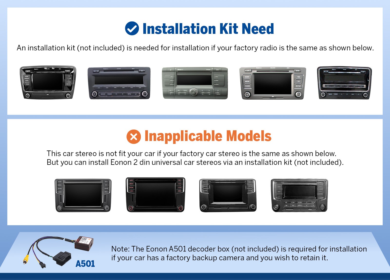 Eonon VWA12S 9″ Car Play Stereo GPS Radio Android 13 8-Core Head Unit DSP For VW
