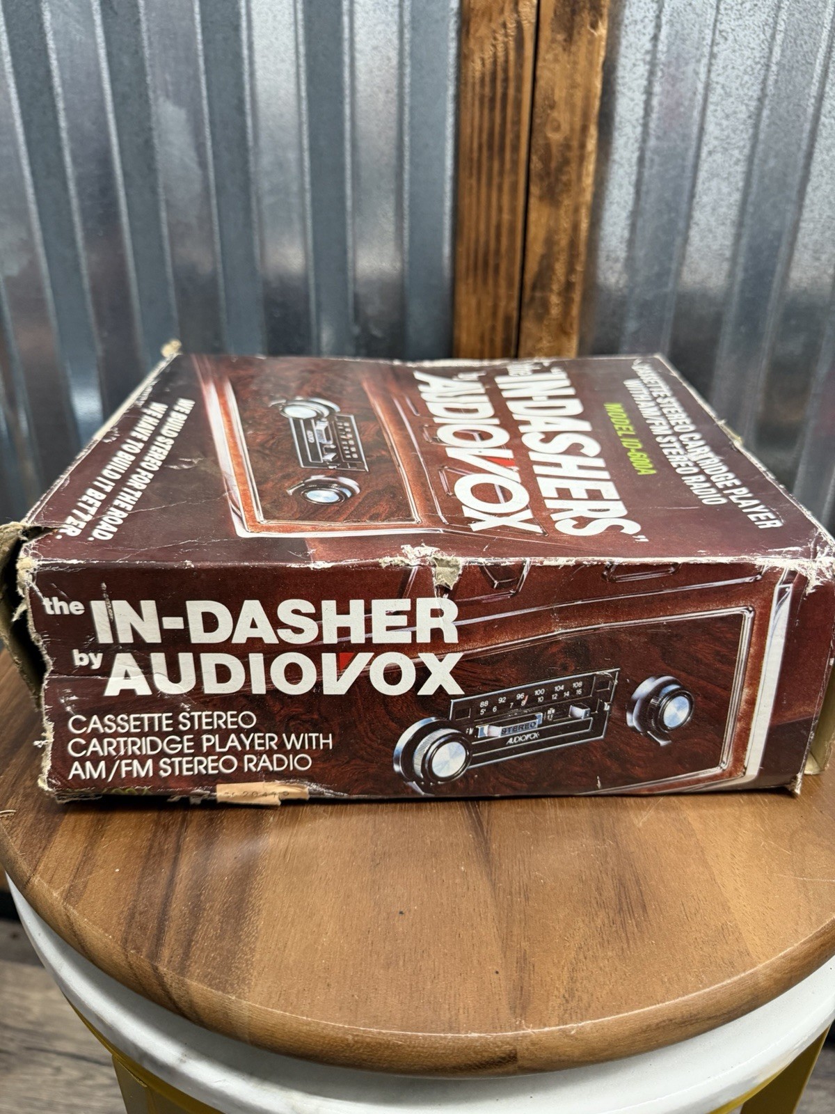 Vintage Audiovox ID-600A In-Dashers Car Stereo Radio EMPTY BOX ONLY Vintage Tech