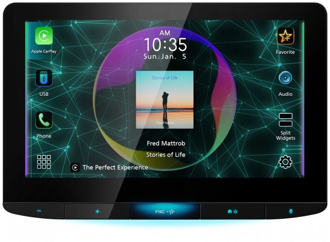 JVC KW-Z1000W 10.1 Inch Digital Multimedia Receiver Wireless Apple Android