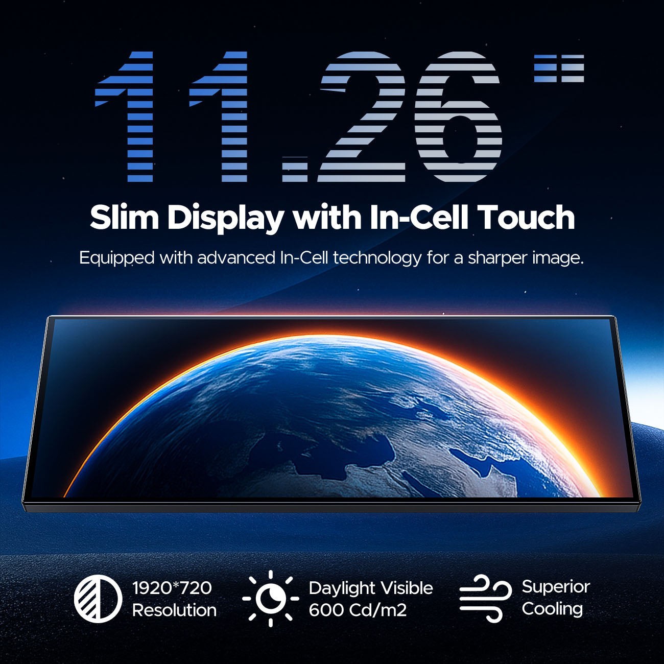 11.26″ Wireless Car Stereo Radio w/ Net-flix YouTube,Portable TouchScreen AI Box