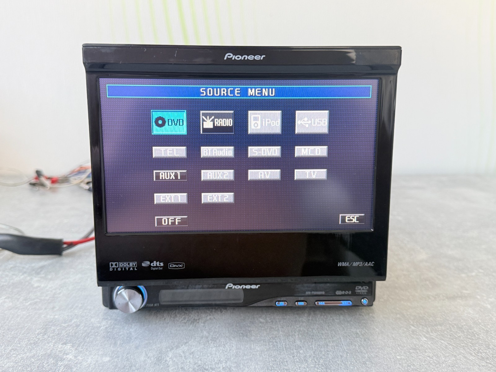 Pioneer AVIC-P5900DVD GPS Navigation DVD Head Unit Car Stereo Multimedia Receive