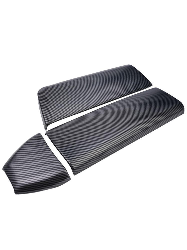 For Benz ML350 X166 W166 Carbon Fiber Texture Console Armrest Panel Cover Trim