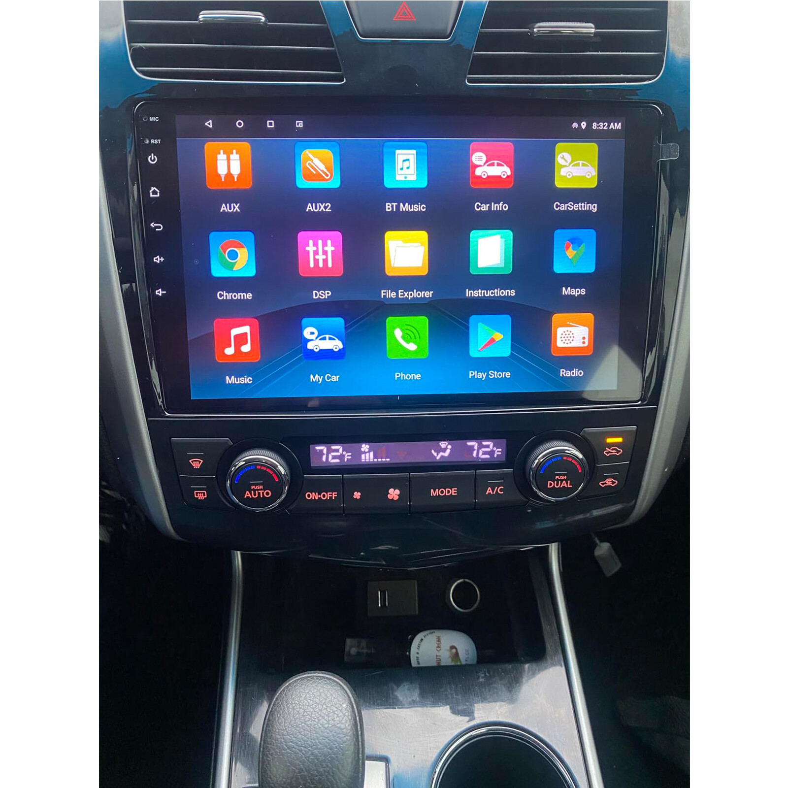For 2013-2018 Nissan Altima Apple Carplay Car Radio Android 12 GPS FM Stereo DSP