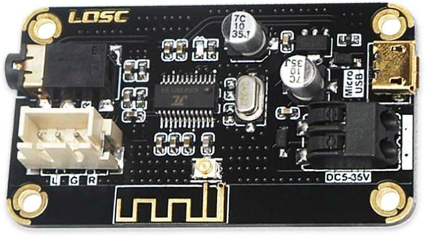 1Pcs 12V/24V Car Bluetooth 4.2 Audio Receiver Board Sound Stereo Module Wire
