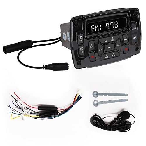 Marine Stereo Audio Radio Bluetooth Car Stereo Receivers Waterproof Player MP3