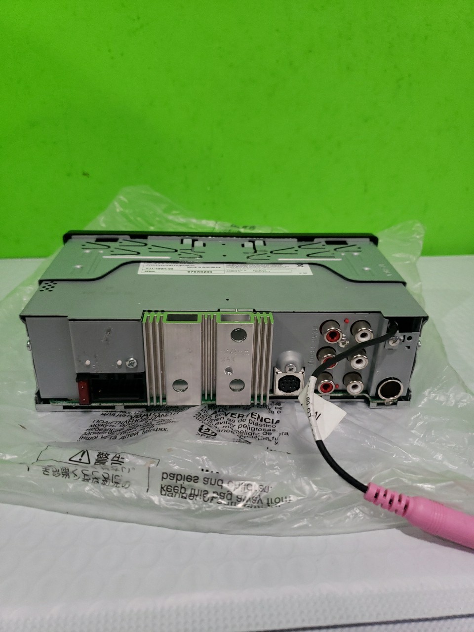 JVC KD-X38MBS Single DIN Marine MotorSport Bluetooth USB AUX LED Stereo Receiver