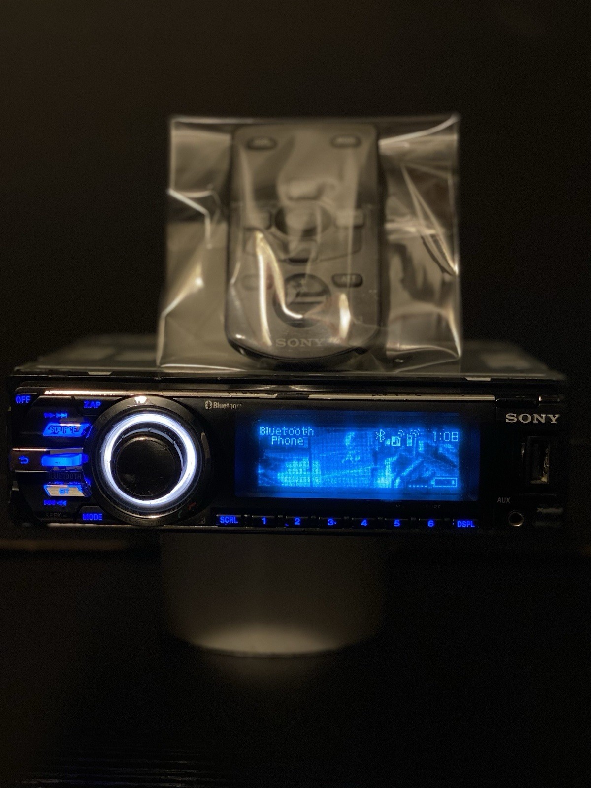 🔥✅SUPER RARE BLUETOOTH SONY CDX WORKING PERFECTLY ✅🔥