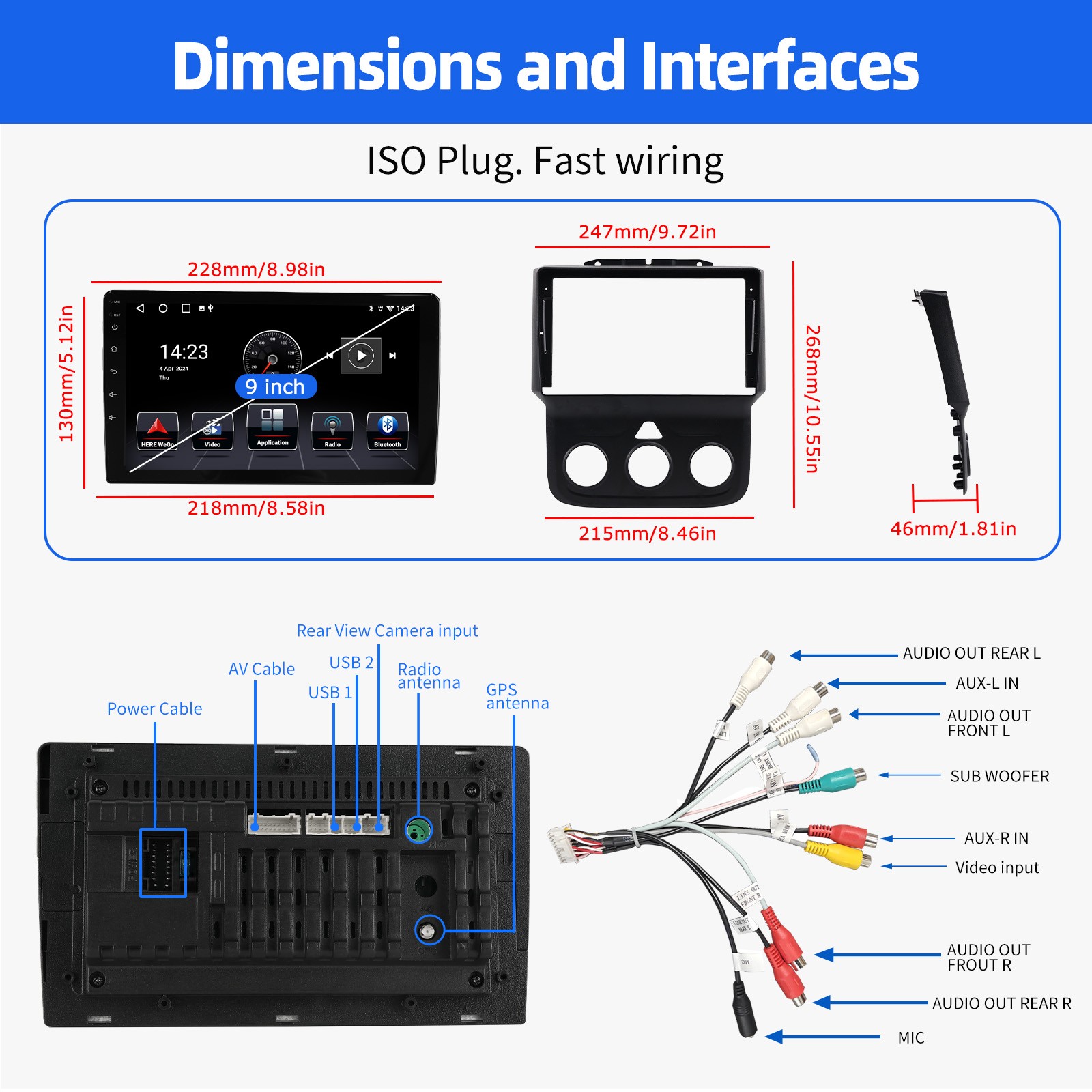 Android 16 Car Stereo for Dodge RAM 1500 2500 3500 2013 2014 2015 2016 2017 2018
