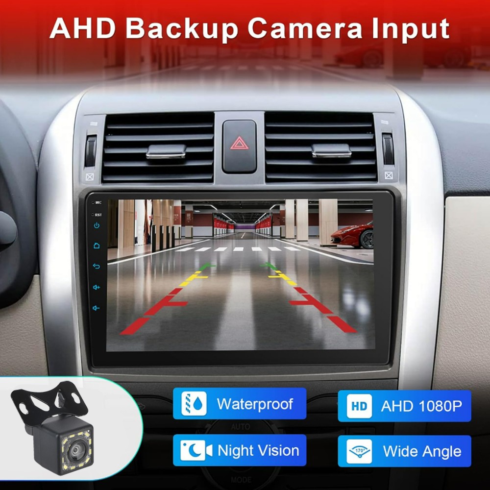 9″ Android 2 Din Car Radio GPS Navi WIFI 1+16G BT Multimedia Player for Toyota
