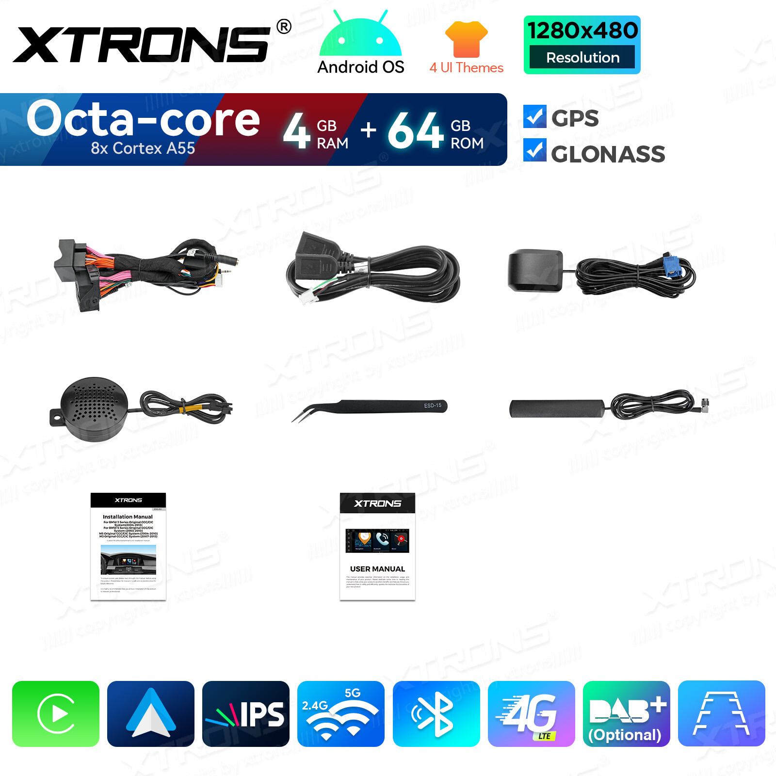 Qulcomm Octa Core Android 12 Car Stereo Radio GPS DSP For BMW 3/5er E60 E90 CCC