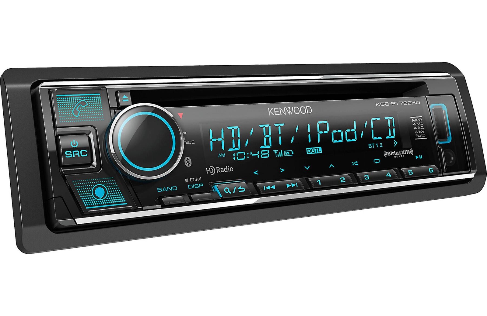 Kenwood KDC-BT782HD CD Receiver w/ Bluetooth Built In 6 Channel HD Radio Tuner