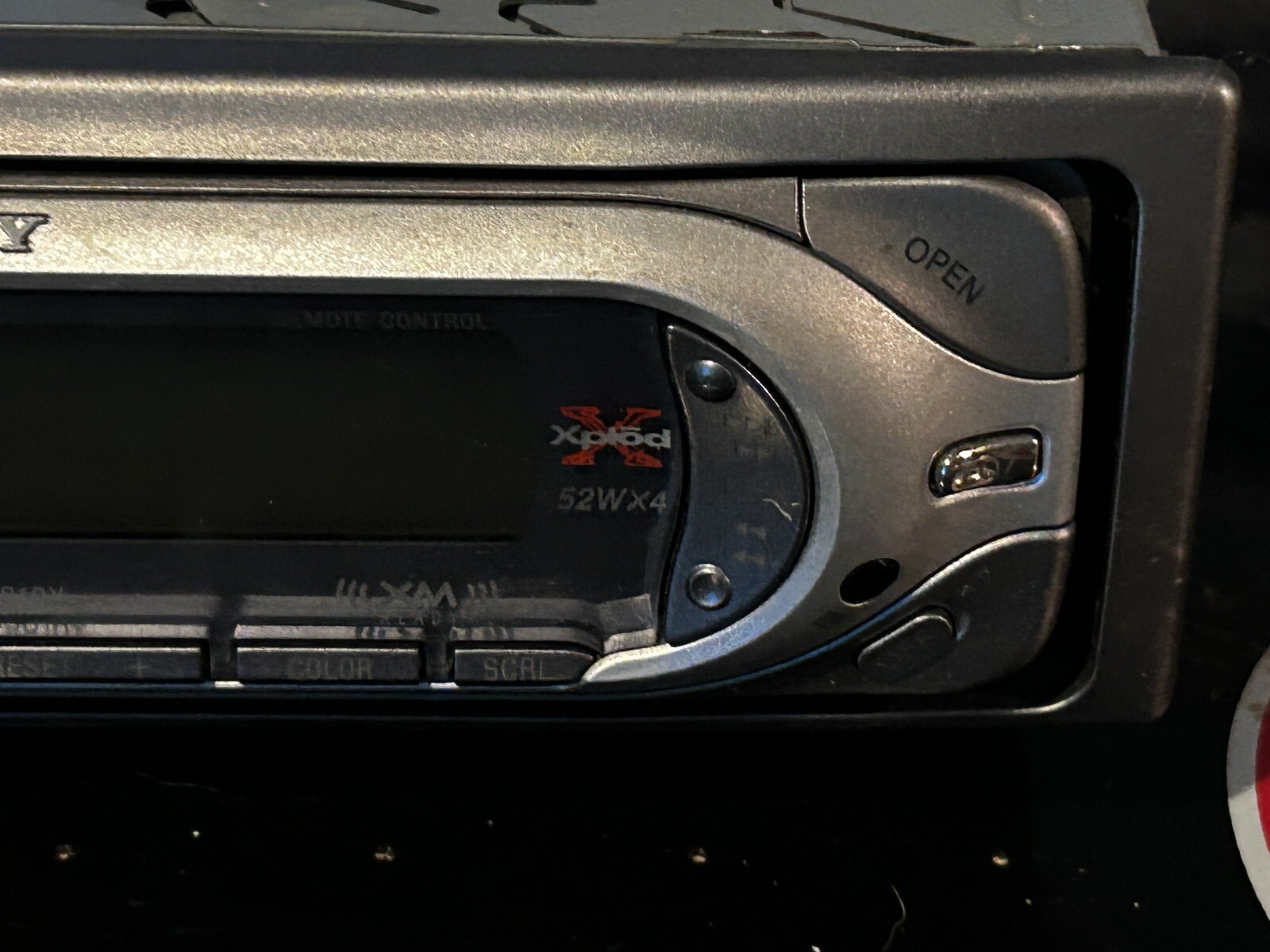 Vintage SONY Car CD PLAYER Xplod AM/FM STEREO RADIO In Dash Receiver CDX-CA810X