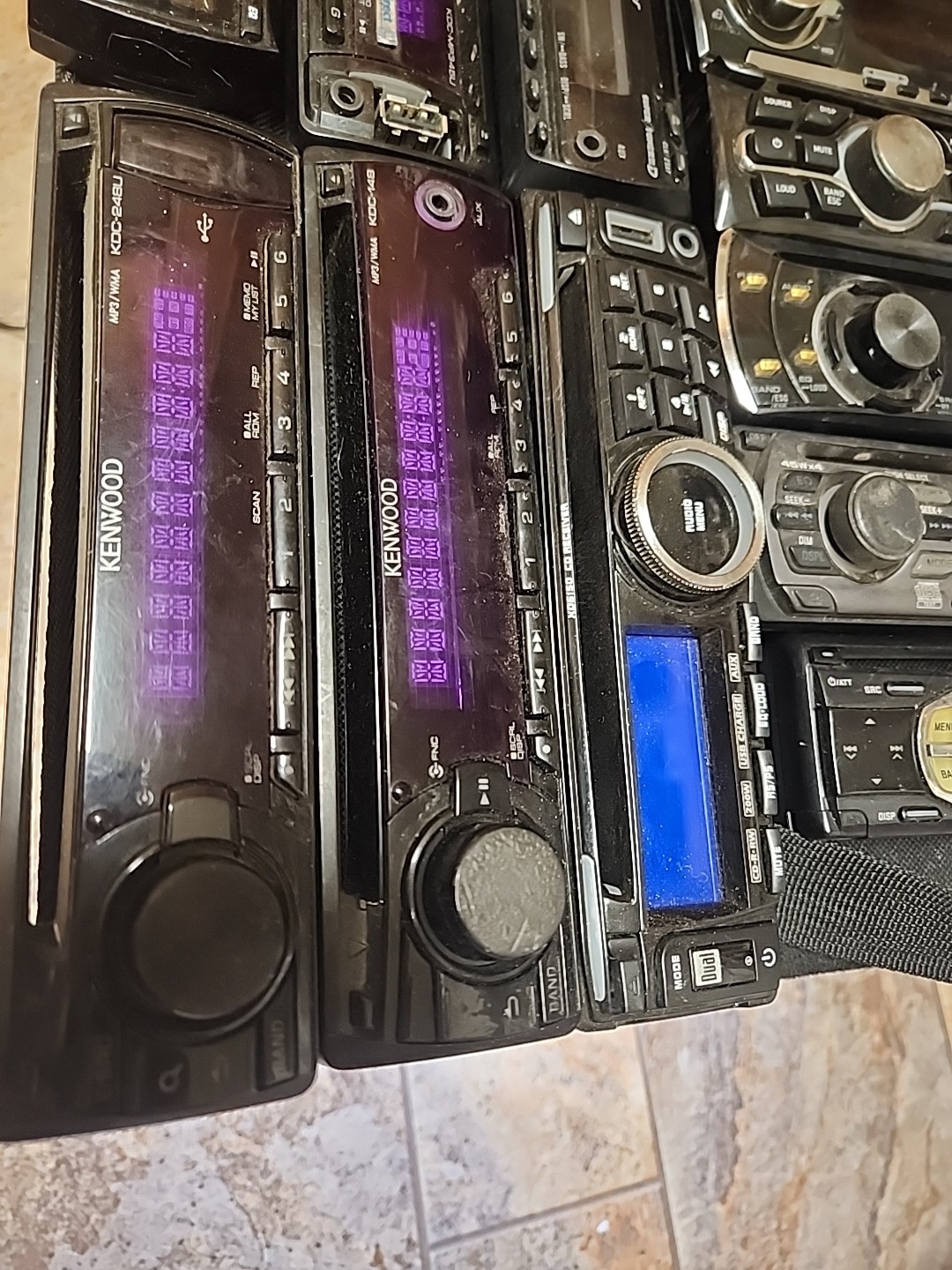 faceplate car stereo radio Sony,pioneer,Dual,jvc,kenwood (12face)